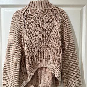 Free People "Sweetheart" Sweater  in Sand Castle color